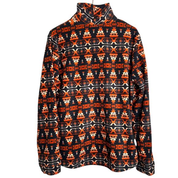 Outback Trading Co. Birdie Pullover Southwest Fleece Pattern Jacket W's Large - Picture 5 of 9